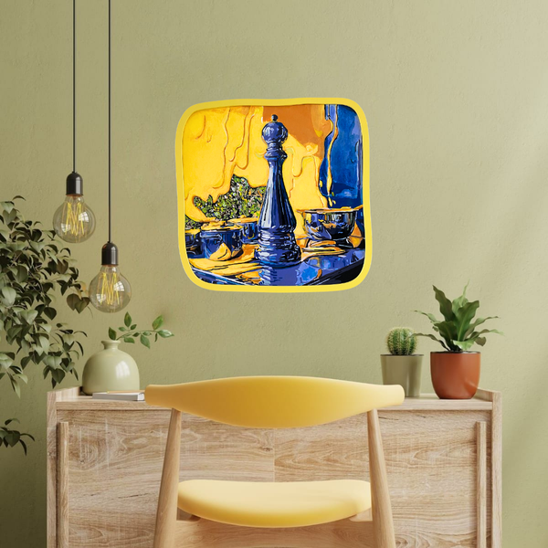 Pepper Shaker - Handmade Acrylic Wall Art - 50x50cm